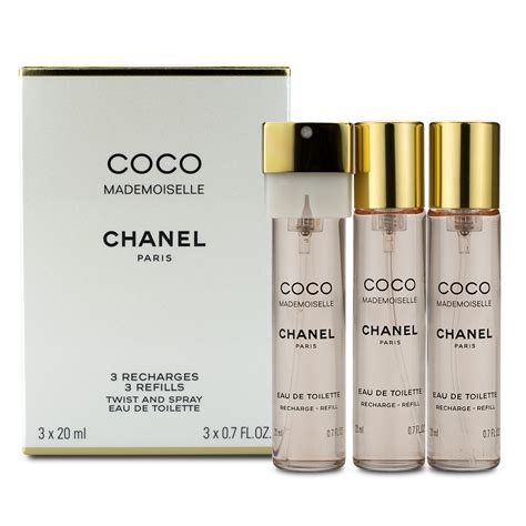 chanel gabrielle twist and spray refill|Chanel coco mademoiselle twist refill.